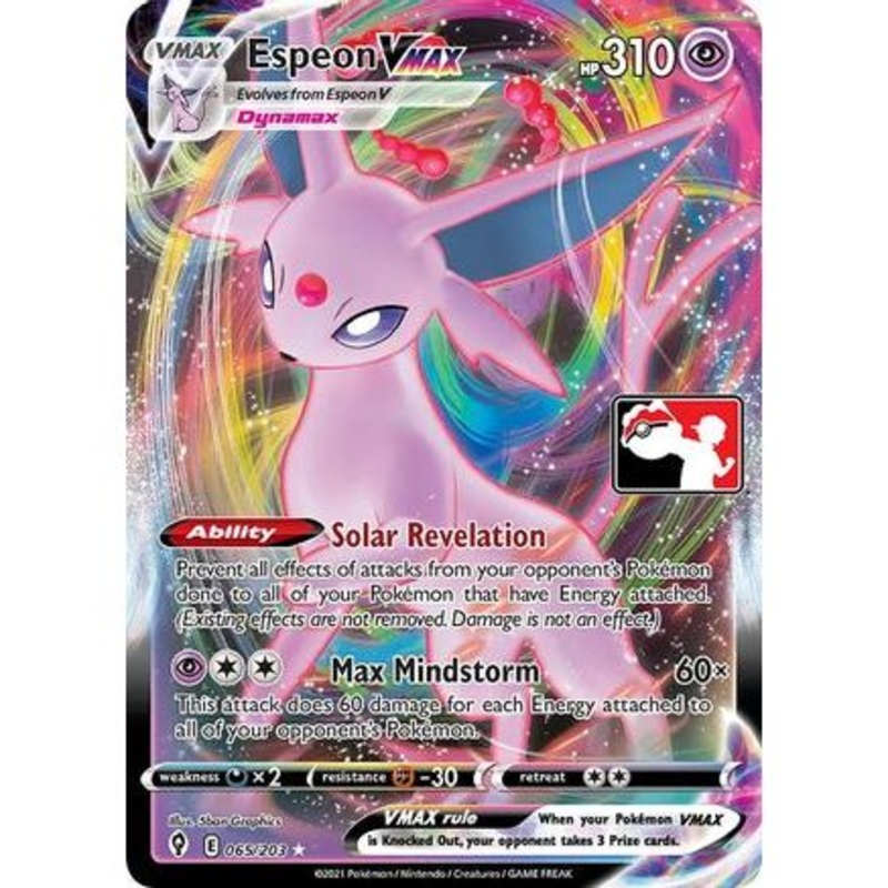Espeon VMAX 65 - Prize Pack Series Cards Holofoil