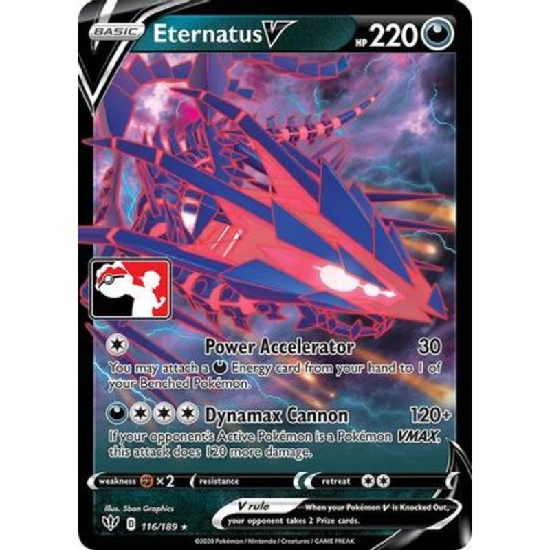 Eternatus V 116 - Prize Pack Series Cards Holofoil