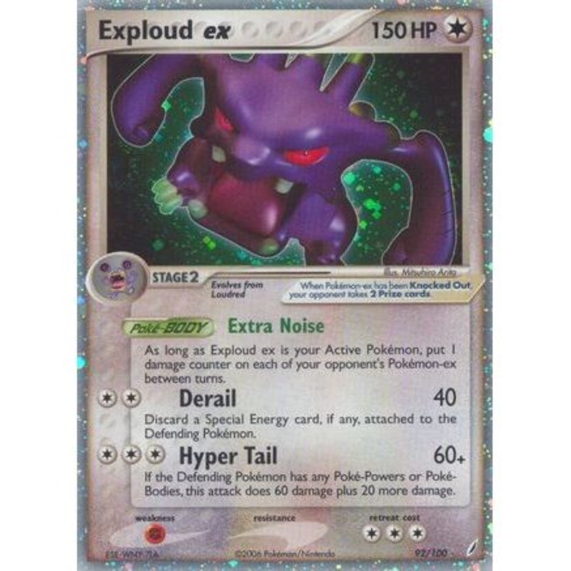 Exploud ex 92/100 - Crystal Guardians Holofoil