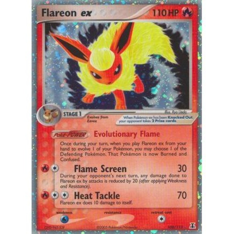Flareon ex 108/113 - Delta Species Holofoil