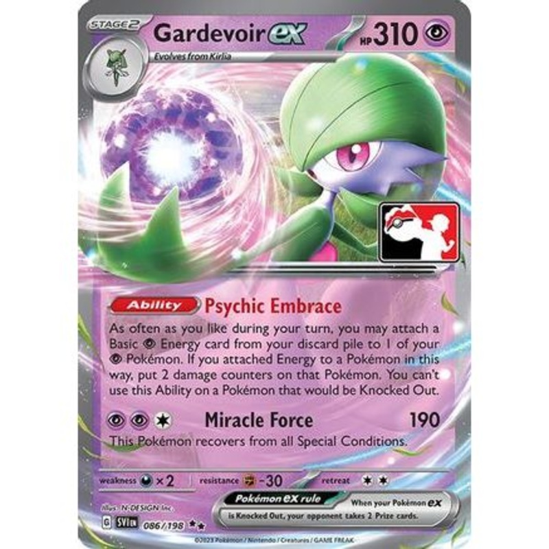 Gardevoir ex 86 - Prize Pack Series Cards Holofoil