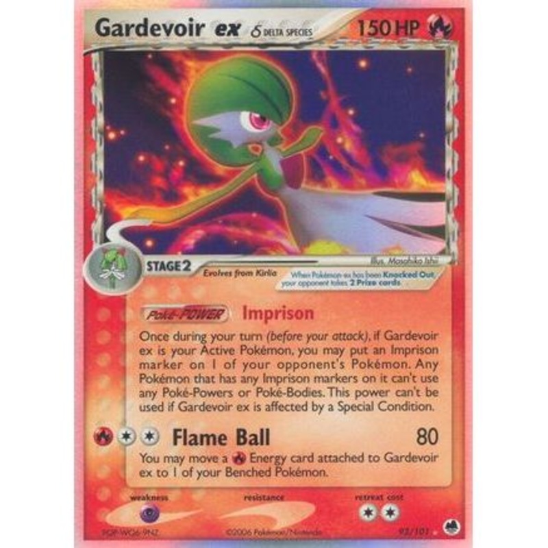 Gardevoir ex (Delta Species) 93/101 - Dragon Frontiers Holofoil