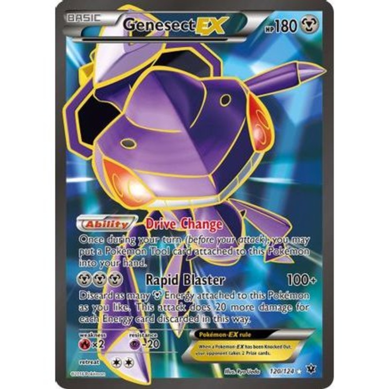 Genesect EX (Full Art) 120/124 - XY  Fates Collide Holofoil