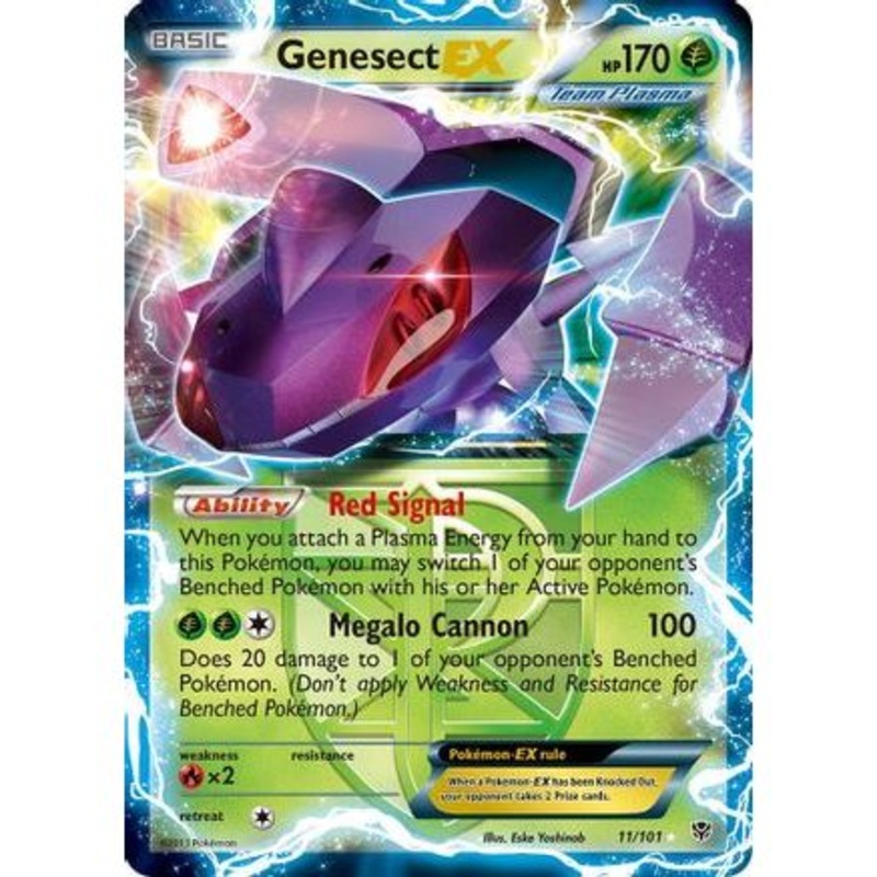 Genesect EX (Team Plasma) 11/101 - Plasma Blast Holofoil