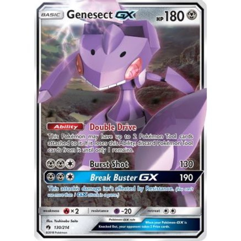 Genesect GX 130/214 - SM  Lost Thunder Holofoil