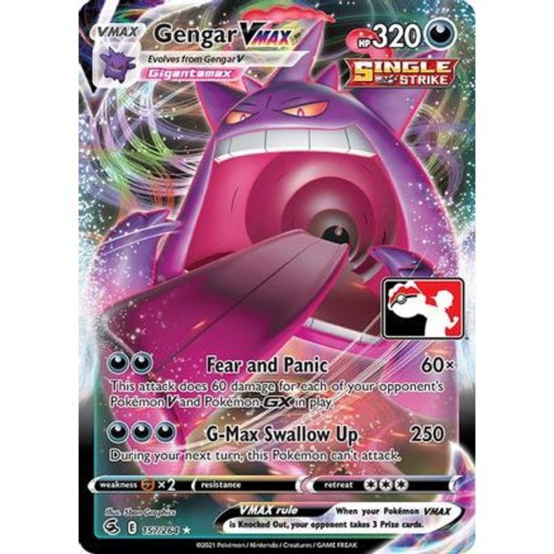 Gengar VMAX 157 - Prize Pack Series Cards Holofoil