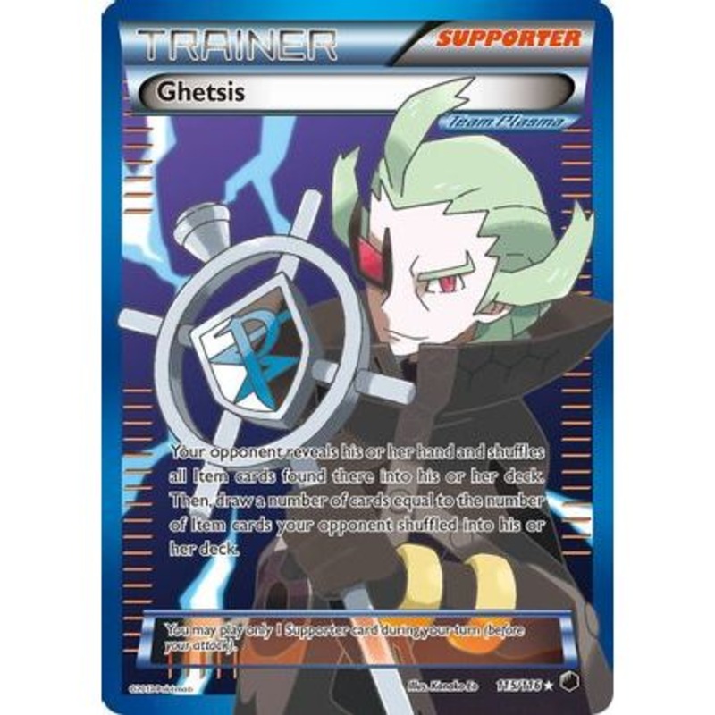 Ghetsis (Team Plasma) (Full Art) 115/116 - Plasma Freeze Holofoil