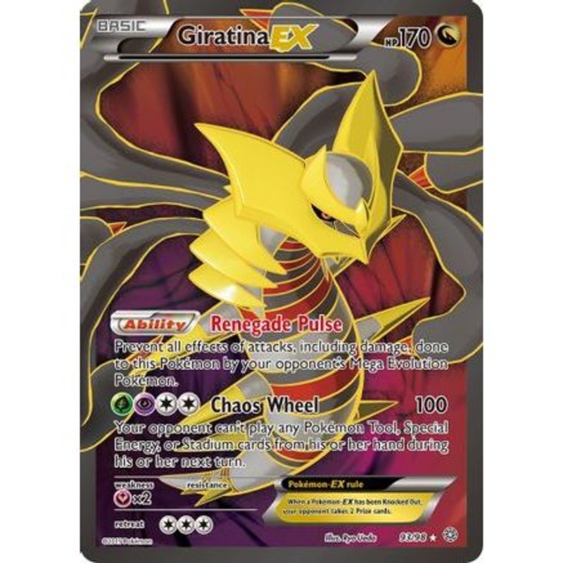 Giratina EX (93 Full Art) 93/98 - XY  Ancient Origins Holofoil