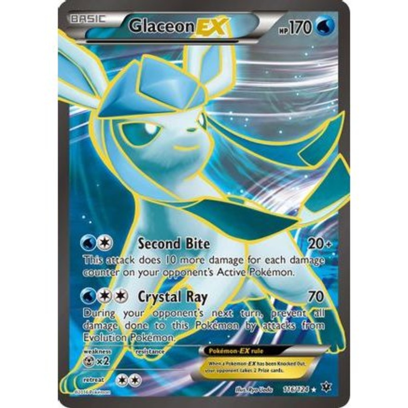 Glaceon EX (Full Art) 116/124 - XY  Fates Collide Holofoil