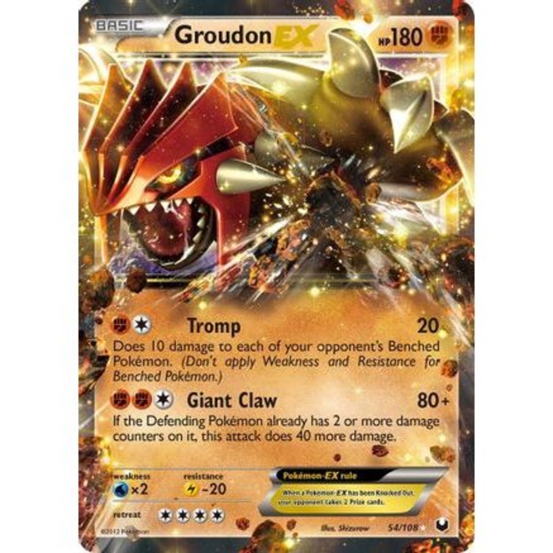 Groudon EX 54/108 - Dark Explorers Holofoil