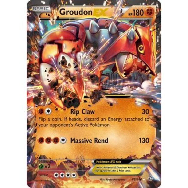 Groudon EX 85/160 - XY  Primal Clash Holofoil
