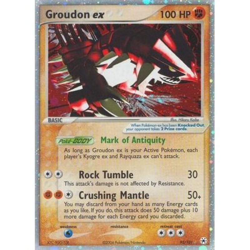 Groudon ex 93/101 - Hidden Legends Holofoil