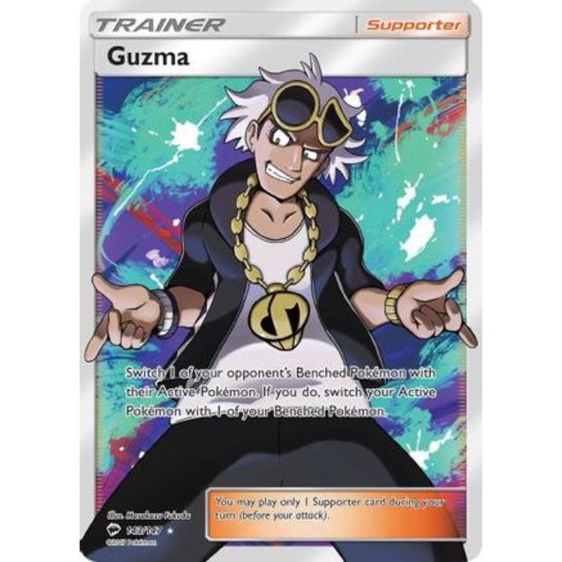 Guzma (Full Art) 143/147 - SM  Burning Shadows Holofoil