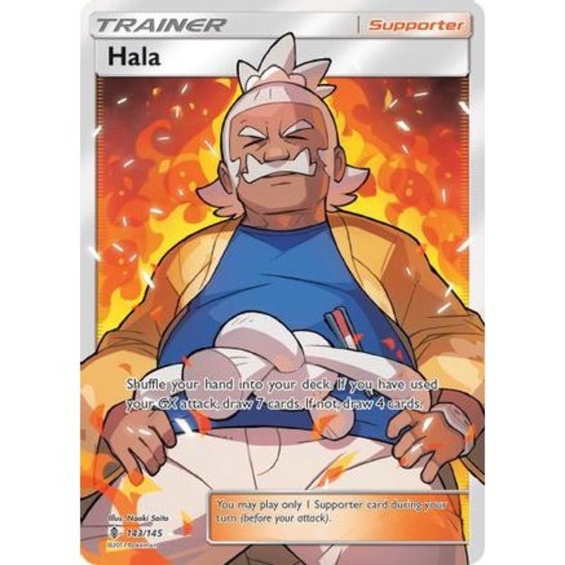 Hala (Full Art) 143/145 - SM  Guardians Rising Holofoil