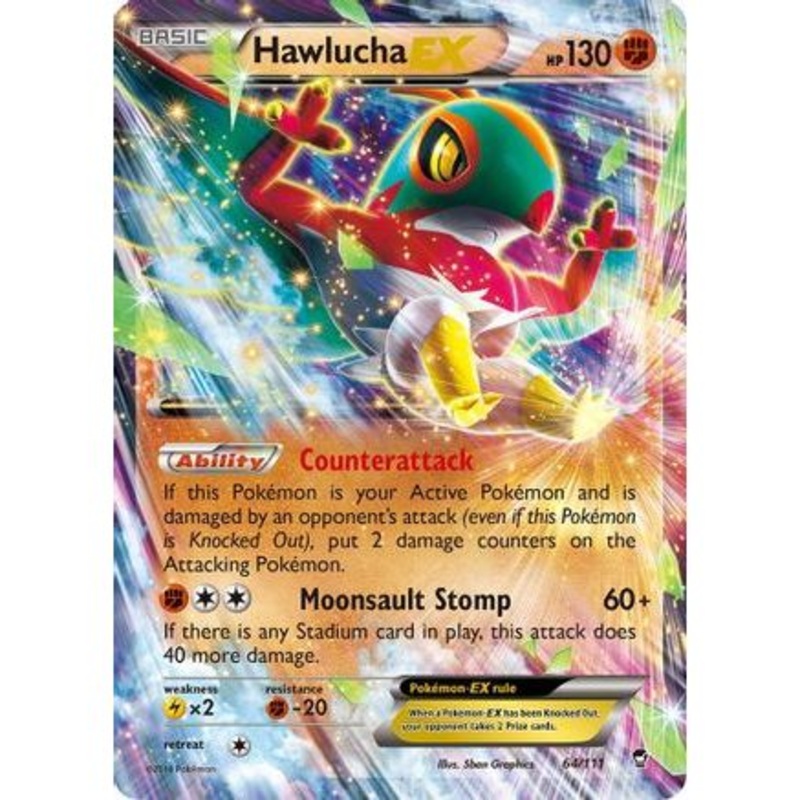Hawlucha EX 64/111 - XY  Furious Fists Holofoil