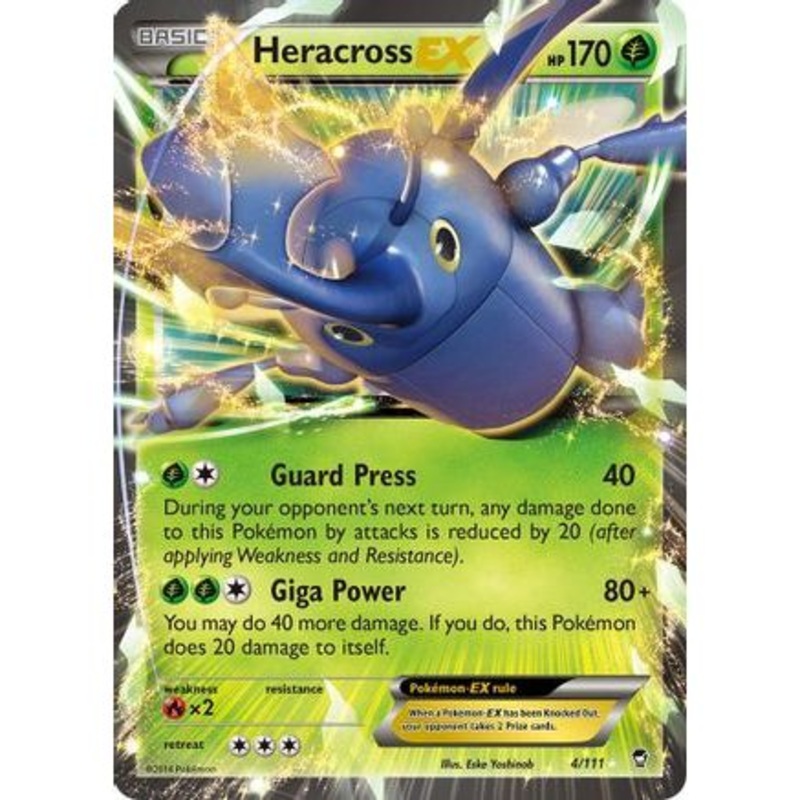 Heracross EX 4/111 - XY  Furious Fists Holofoil