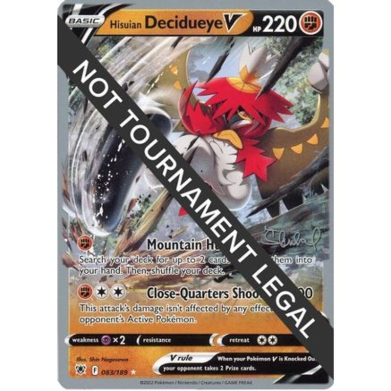Hisuian Decidueye V - 2022 (Ondrej Skubal) 83 - World Championship Decks