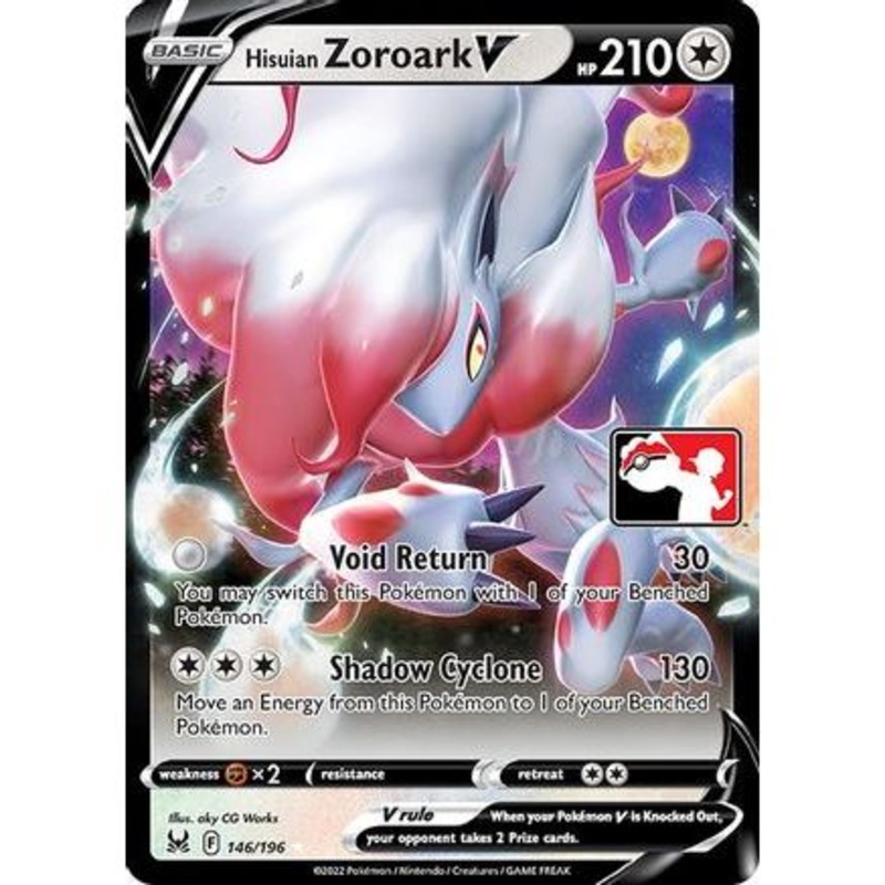 Hisuian Zoroark V 146 - Prize Pack Series Cards Holofoil