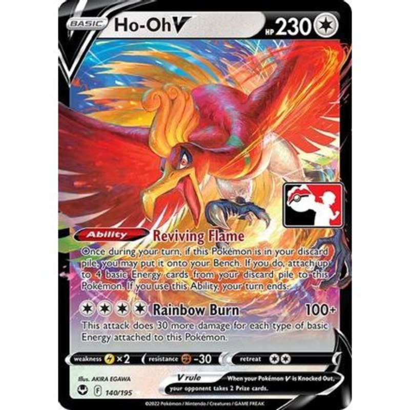 Ho-Oh V 140 - Prize Pack Series Cards Holofoil