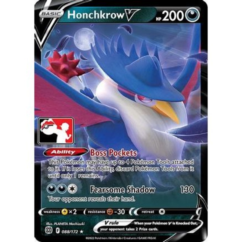 Honchkrow V 88 - Prize Pack Series Cards Holofoil