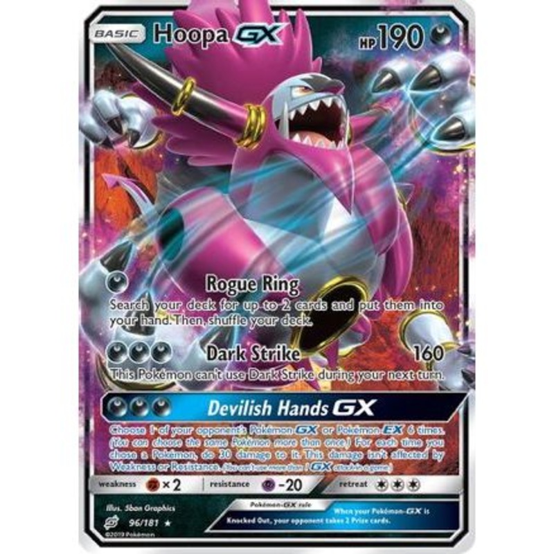 Hoopa GX 96/181 - SM  Team Up Holofoil