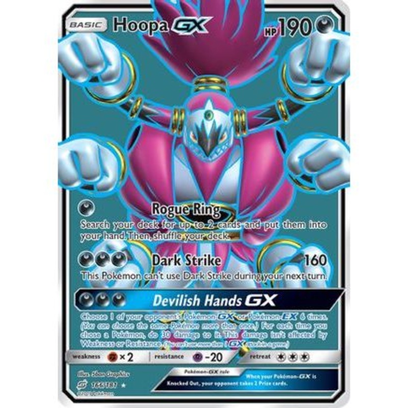 Hoopa GX (Full Art) 166/181 - SM  Team Up Holofoil