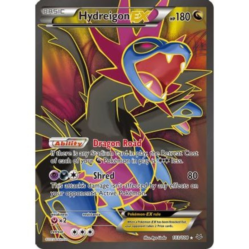 Hydreigon EX (103 Full Art) 103/108 - XY  Roaring Skies Holofoil