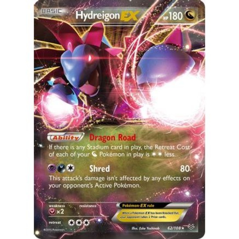 Hydreigon EX 62/108 - XY  Roaring Skies Holofoil