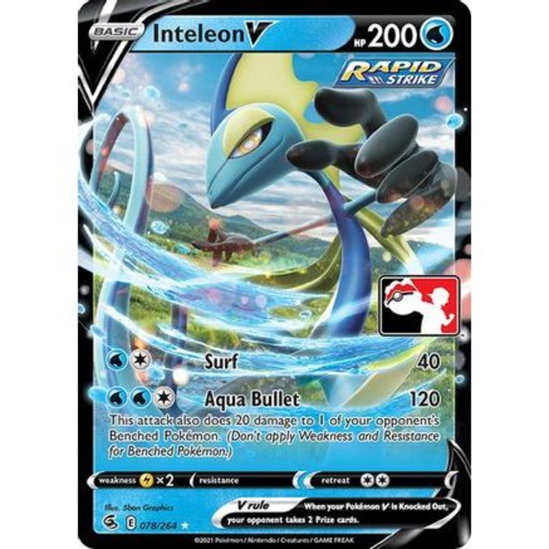 Inteleon V 78 - Prize Pack Series Cards Holofoil