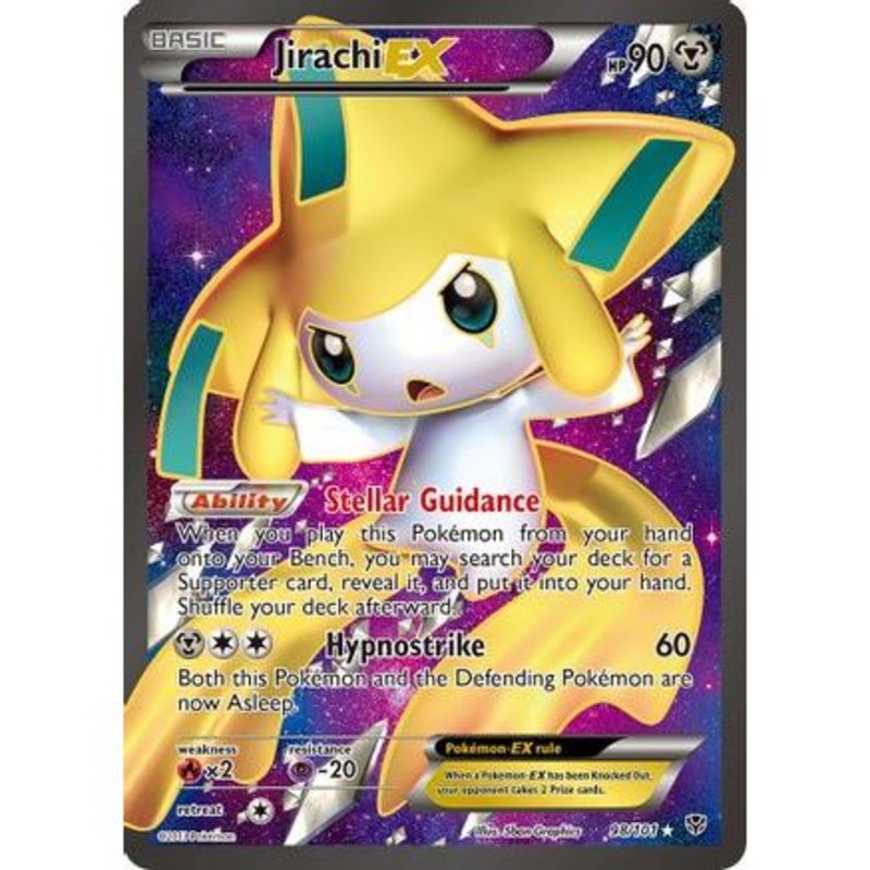 Jirachi EX (98 Full Art) 98/101 - Plasma Blast Holofoil
