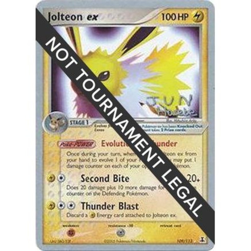 Jolteon ex - 2007 (Jun Hasebe) 109 - World Championship Decks