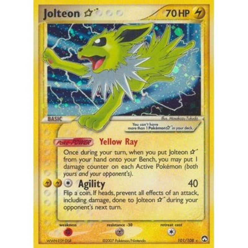 Jolteon Star 101/108 - Power Keepers Holofoil
