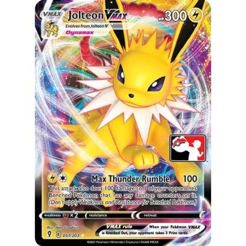 Jolteon VMAX 51 - Prize Pack Series Cards Holofoil