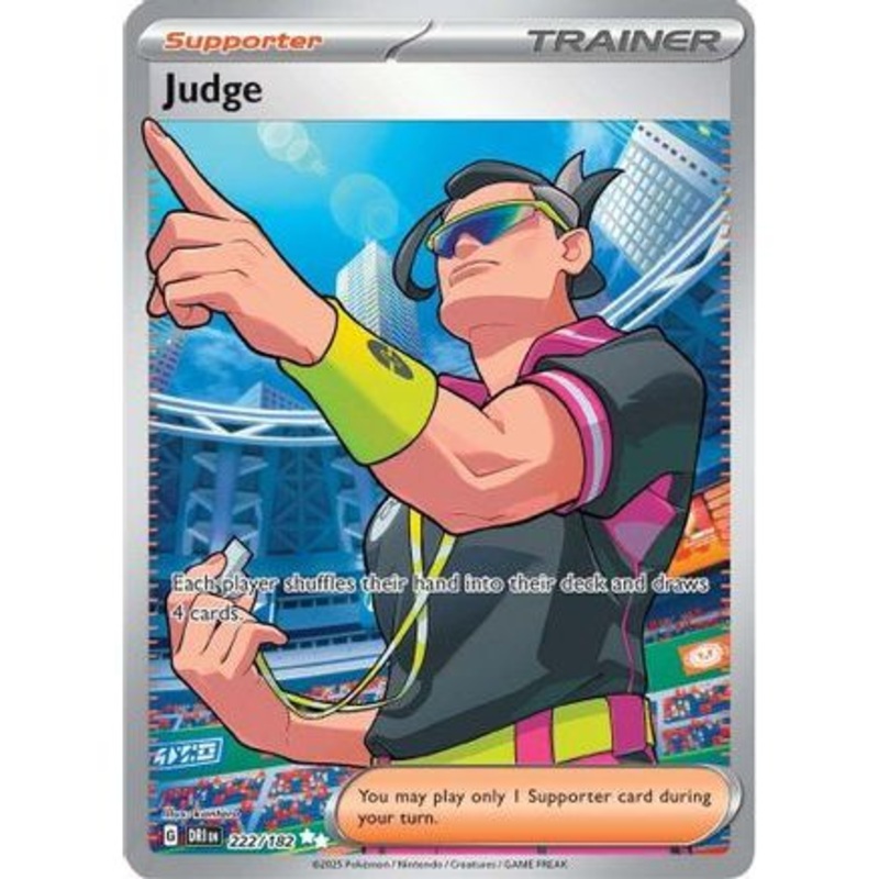 Judge - 222/182 222 - SV10 Destined Rivals Holofoil