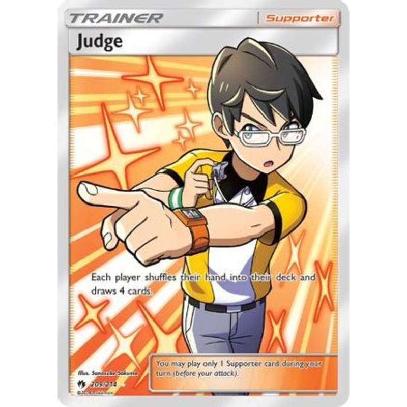 Judge (Full Art) 209/214 - SM  Lost Thunder Holofoil