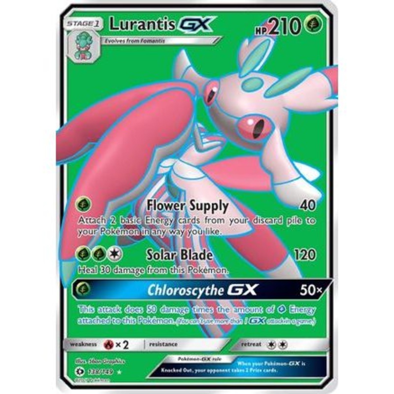 Lurantis GX (Full Art) 138/149 - SM Base Set Holofoil