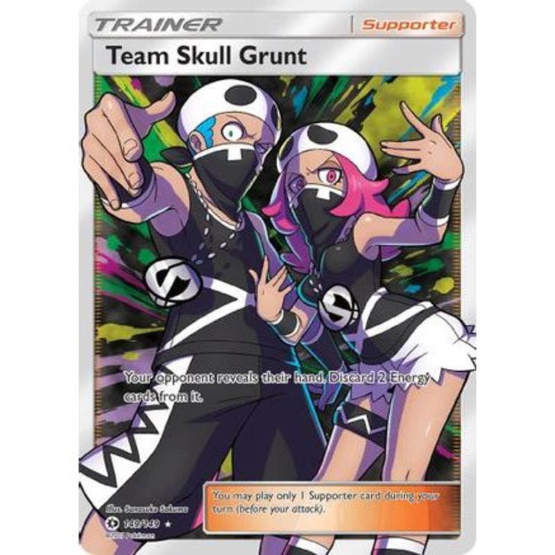 Team Skull Grunt (Full Art) 149/149 - SM Base Set Holofoil