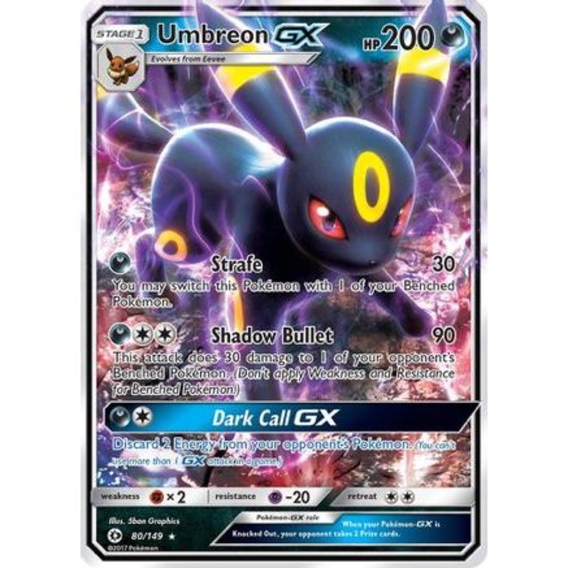 Umbreon GX 80/149 - SM Base Set Holofoil