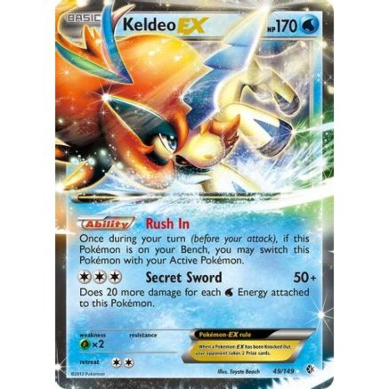Keldeo EX 49/149 - Boundaries Crossed Holofoil