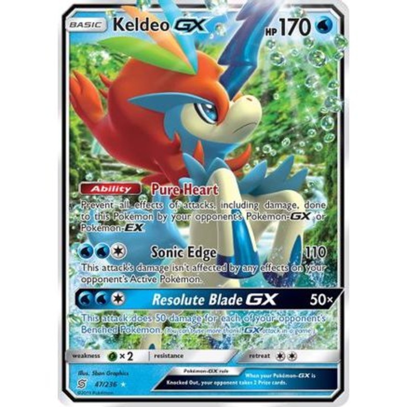 Keldeo GX 47/236 - SM  Unified Minds Holofoil