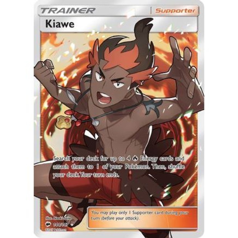 Kiawe (Full Art) 144/147 - SM  Burning Shadows Holofoil