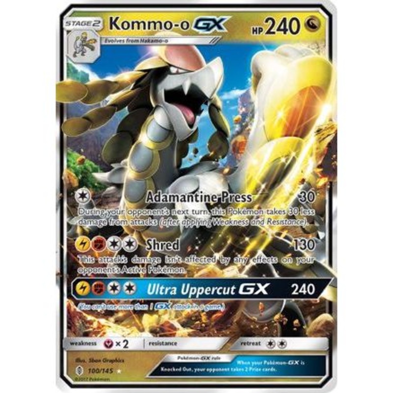Kommo-o GX 100/145 - SM  Guardians Rising Holofoil