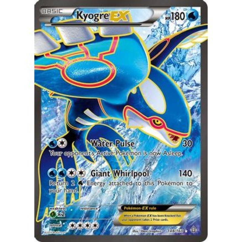 Kyogre EX (148 Full Art) 148/160 - XY  Primal Clash Holofoil