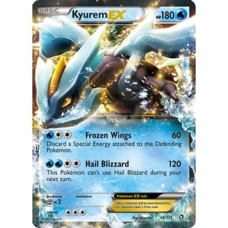 Kyurem EX 44/113 - Legendary Treasures Holofoil