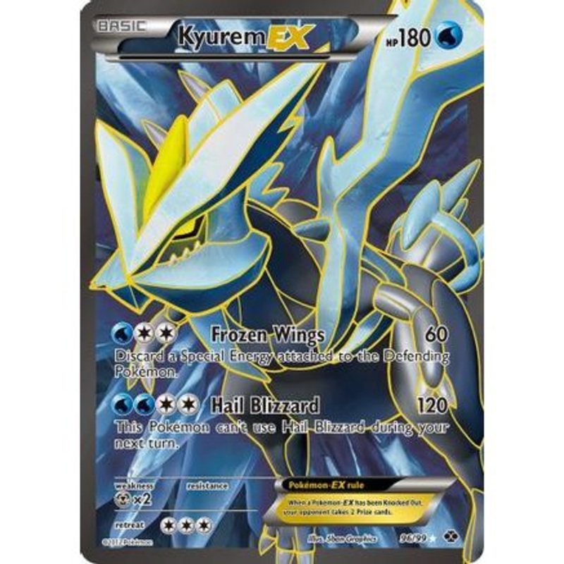 Kyurem EX (96 Full Art) 96/99 - Next Destinies Holofoil