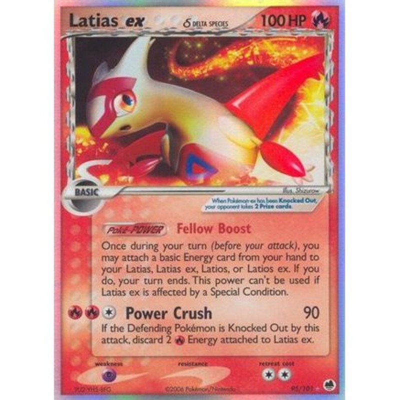 Latias ex (Delta Species) 95/101 - Dragon Frontiers Holofoil