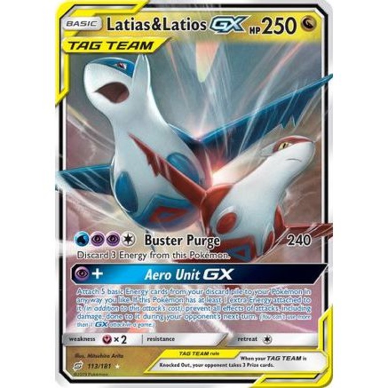 Latias & Latios GX 113/181 - SM  Team Up Holofoil
