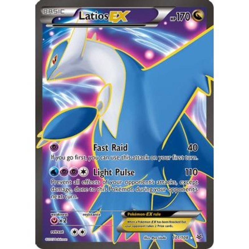 Latios EX (101 Full Art) 101/108 - XY  Roaring Skies Holofoil