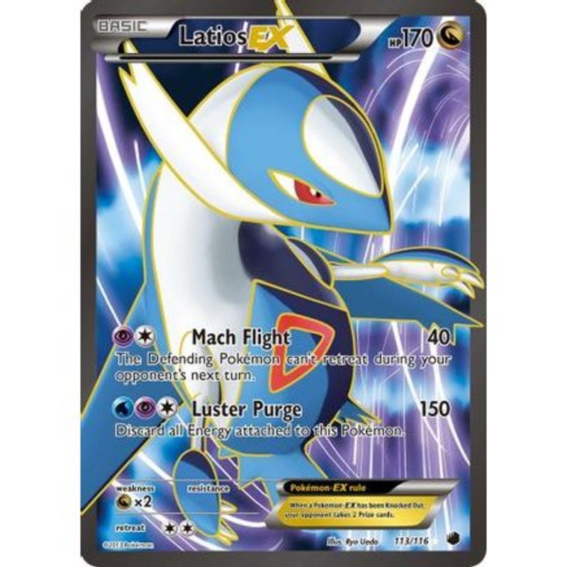 Latios EX (113 Full Art) 113/116 - Plasma Freeze Holofoil