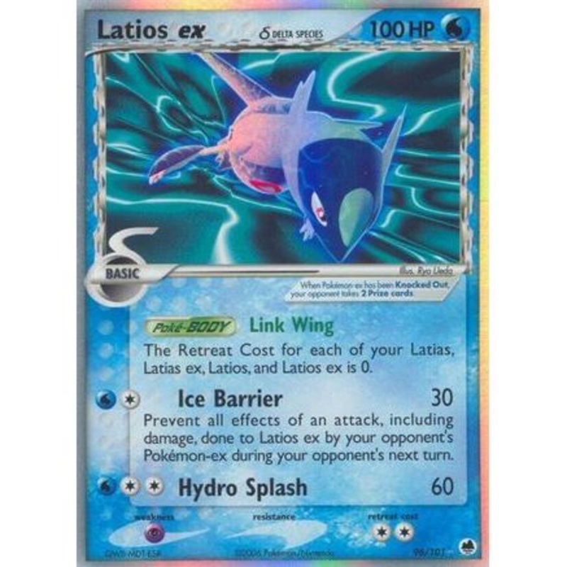 Latios ex (Delta Species) 96/101 - Dragon Frontiers Holofoil